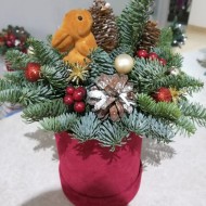 Зимняя шляпная коробка